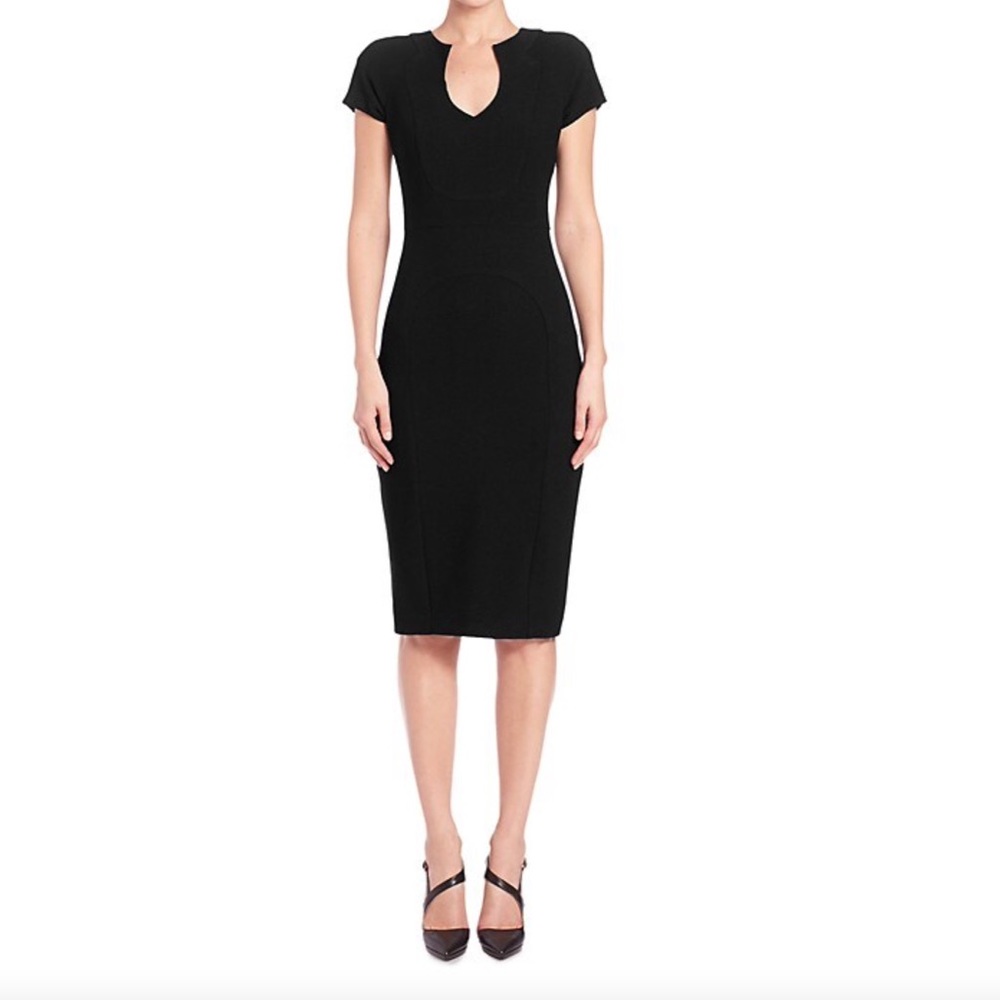 Black Halo Gypsy Rose Sheath Dress Sz 2